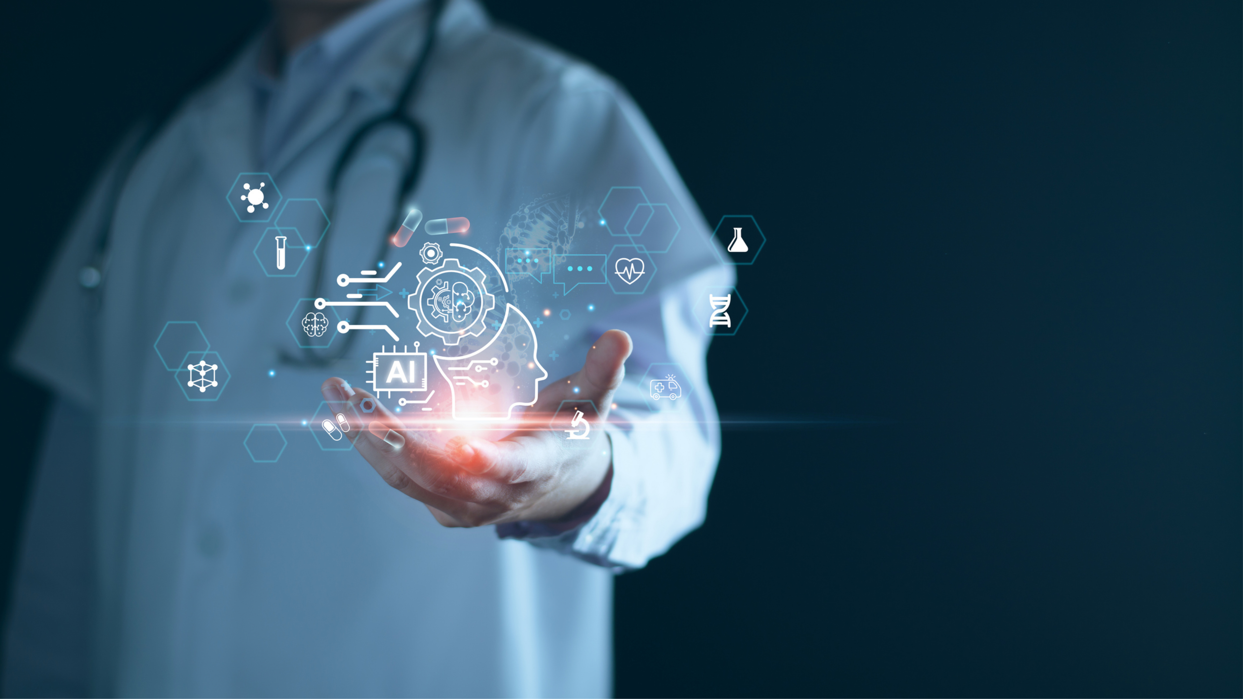 Imagem de capa: Inteligência Artificial na saúde: como usar a tecnologia com segurança e proteger dados dos pacientes